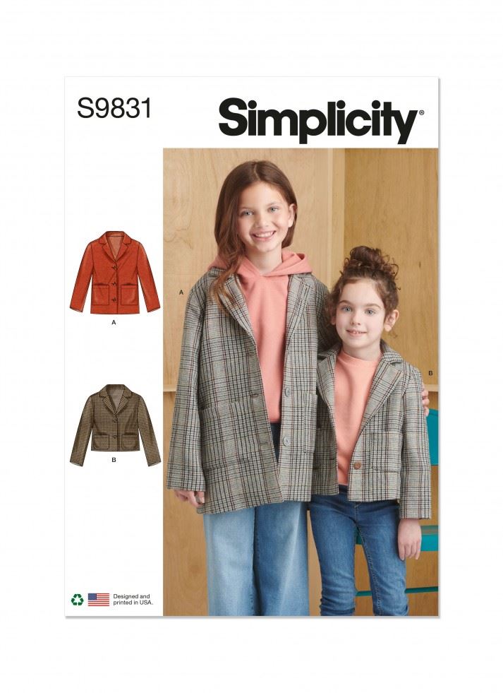 Simplicity Paper Sewing Pattern 9831
 