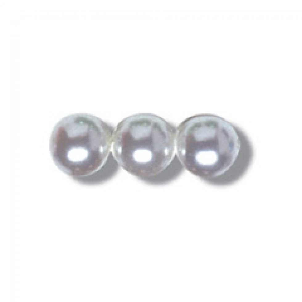 Trimits Glass Pearl Beads Bulk Pack (Value Pack of 3) White
 