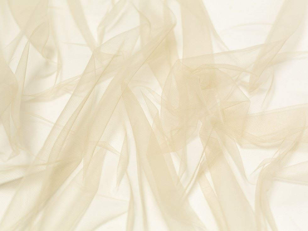 Minerva Core Range Dolce Vita Soft Italian Tulle Fabric Sabbia
 