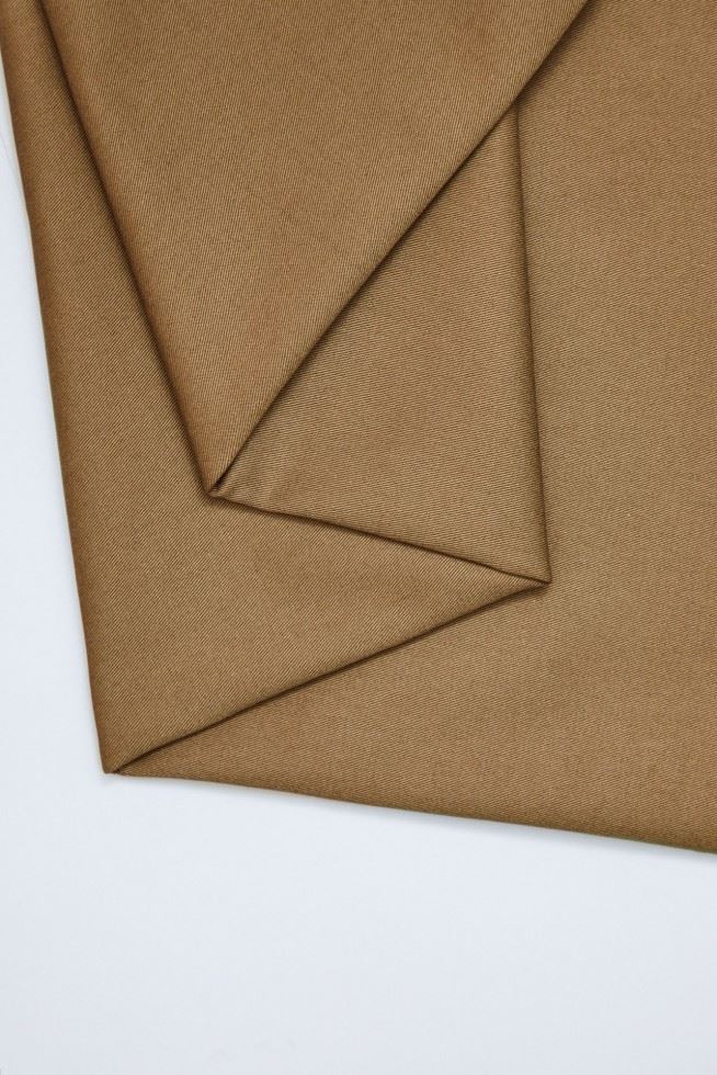 Mind The Maker Camel Organic Cotton Twill Fabric