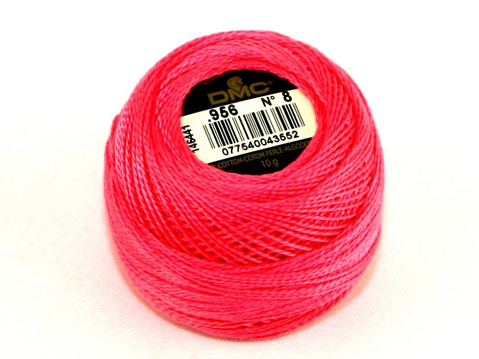 Dmc 956 Size 8 Cotton Perle Thread