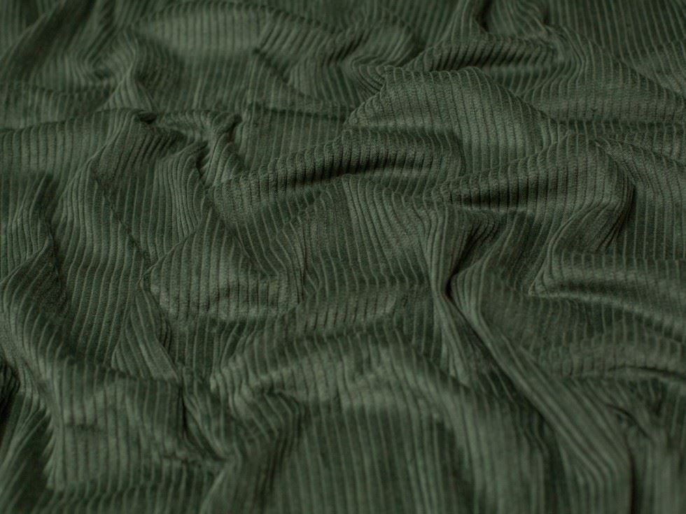 Minerva Core Range Teal 5 Wale Cotton Jumbo Cord Fabric