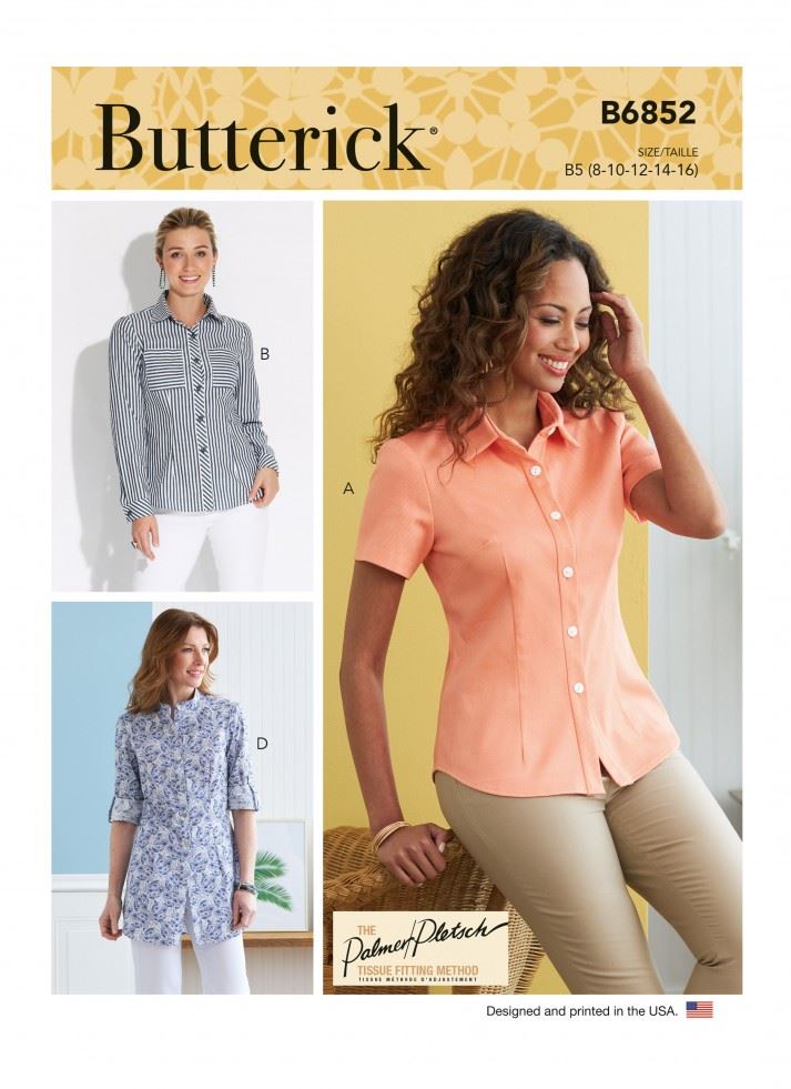 Minerva Sewing Pattern 6852 Butterick Butterick-6852-F5