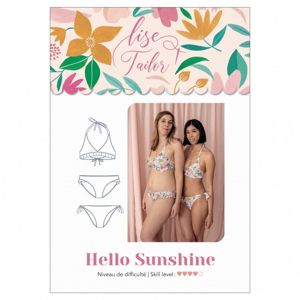 Lise Tailor Sewing Pattern Hello Sunshine Bikini
