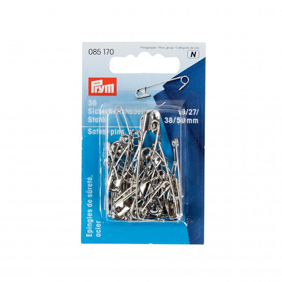 Prym Safety Pins Gold & Silver
 
