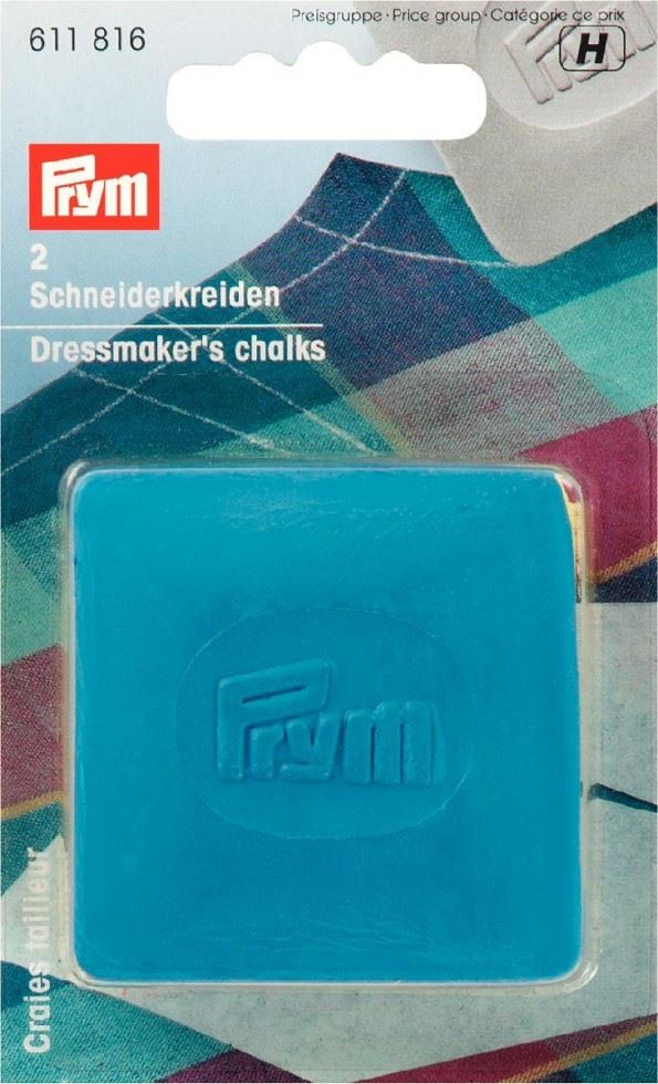 Image of Prym Dressmakers Chalk Slabs Yellow & Blue