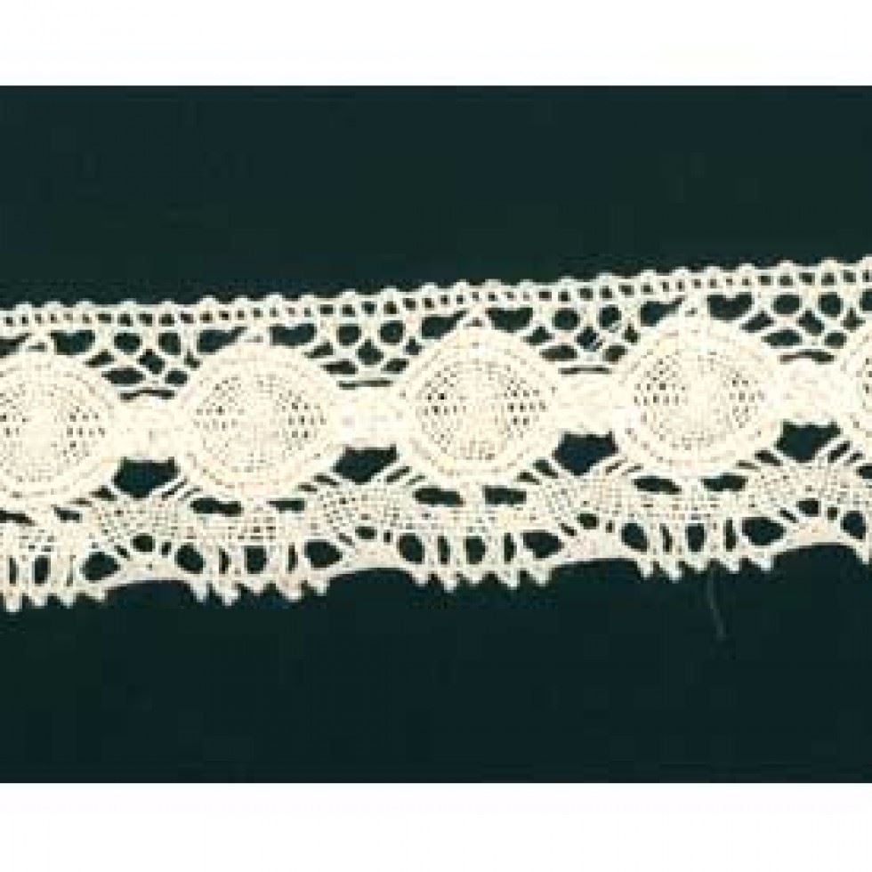Cotton Lace Trim Cream Natural
 