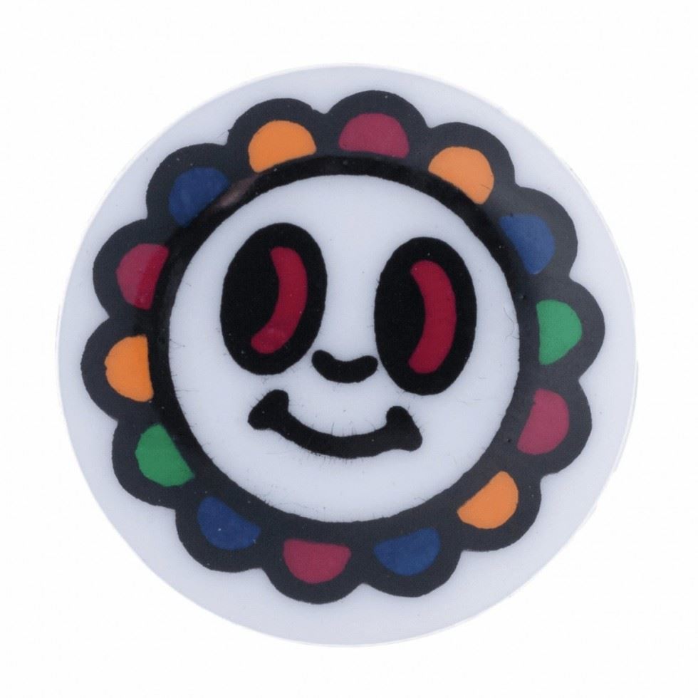 Hemline White/Multicoloured Childrens Round Plastic Buttons