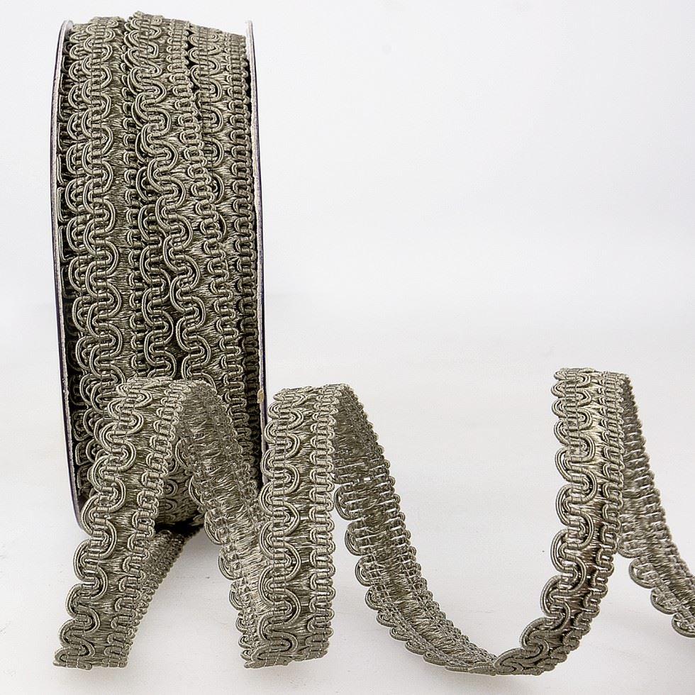 Stephanoise Rayon Braid Trim Grey