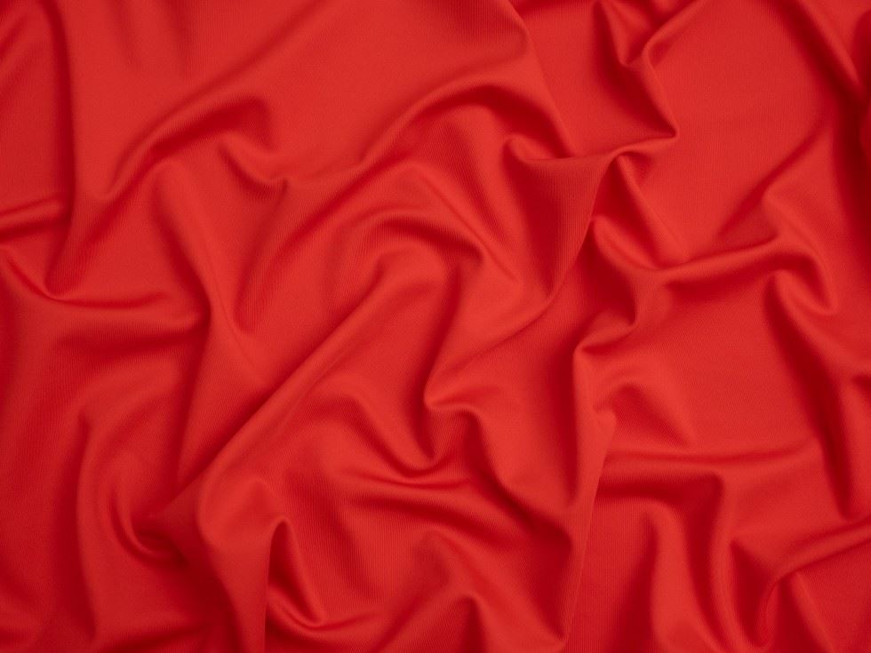Minerva Core Range Sportswear Activewear Lycra Four Way Stretch Knit Fabric Red
 