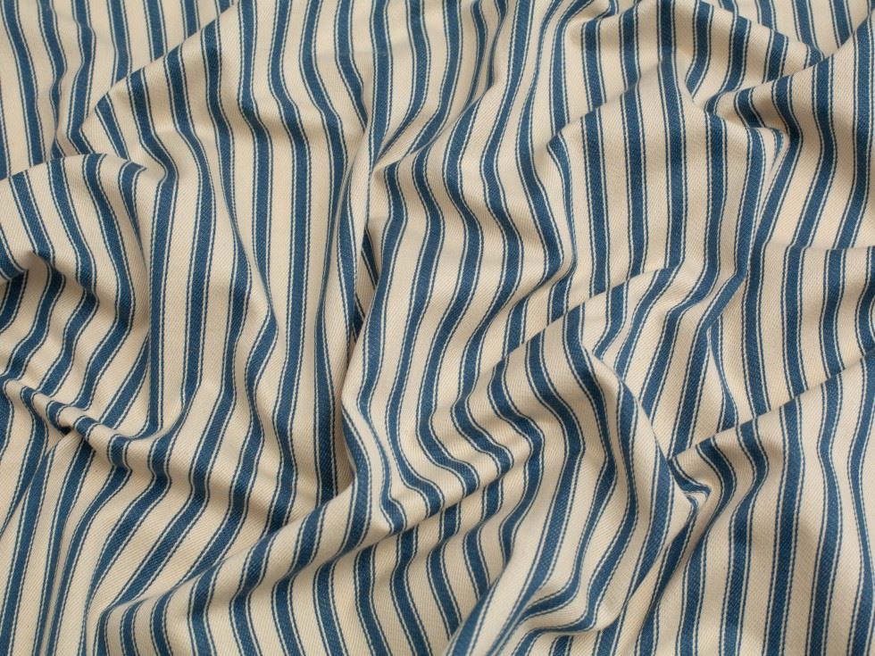 Ticking Stripe Canvas Fabric 137cm / 54" Wide - per metre - Picture 3 of 9