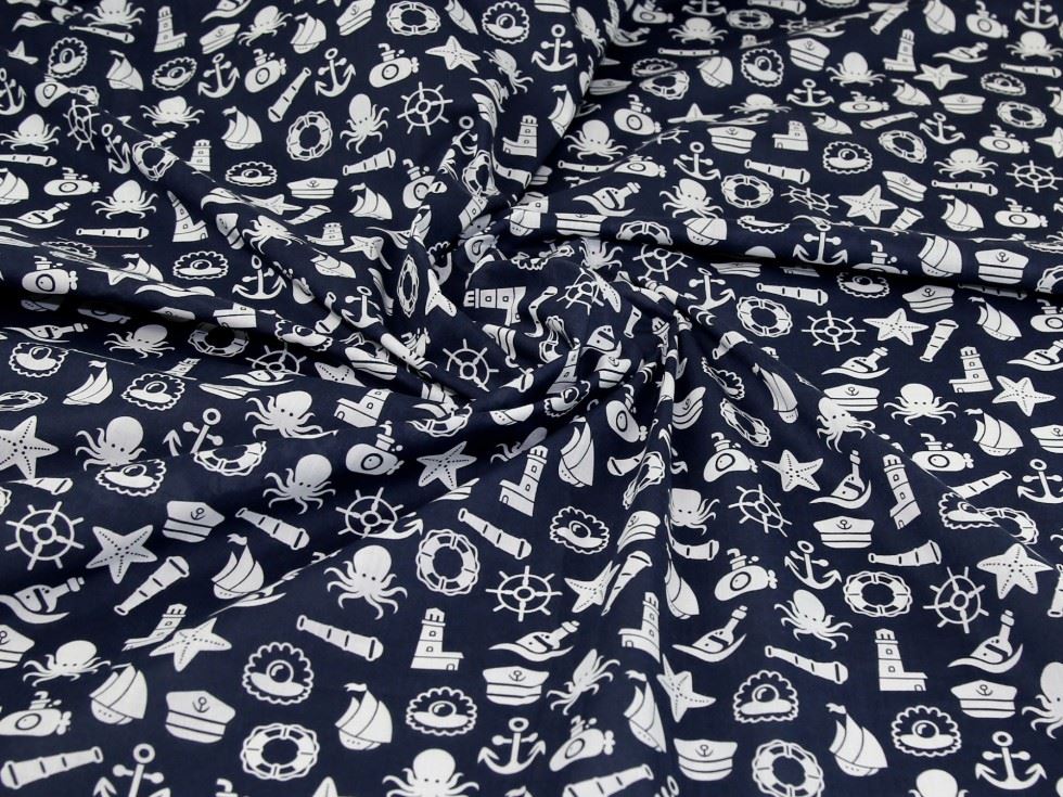 Printed Polycotton Fabric 110cm / 44" Wide - per metre - Picture 4 of 4