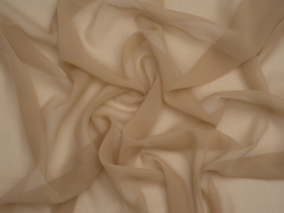 Minerva Core Range Light Sheer Chiffon Fabric Hazel