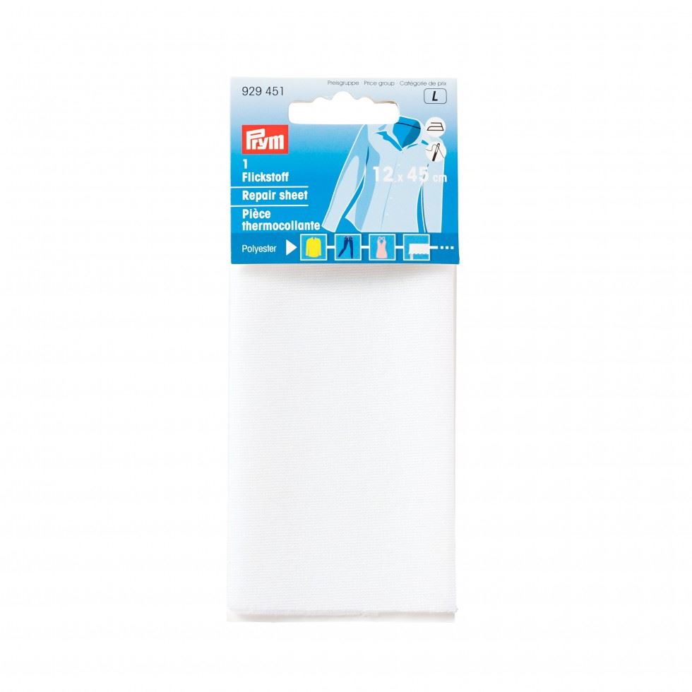 Prym White Iron On Repair Sheet