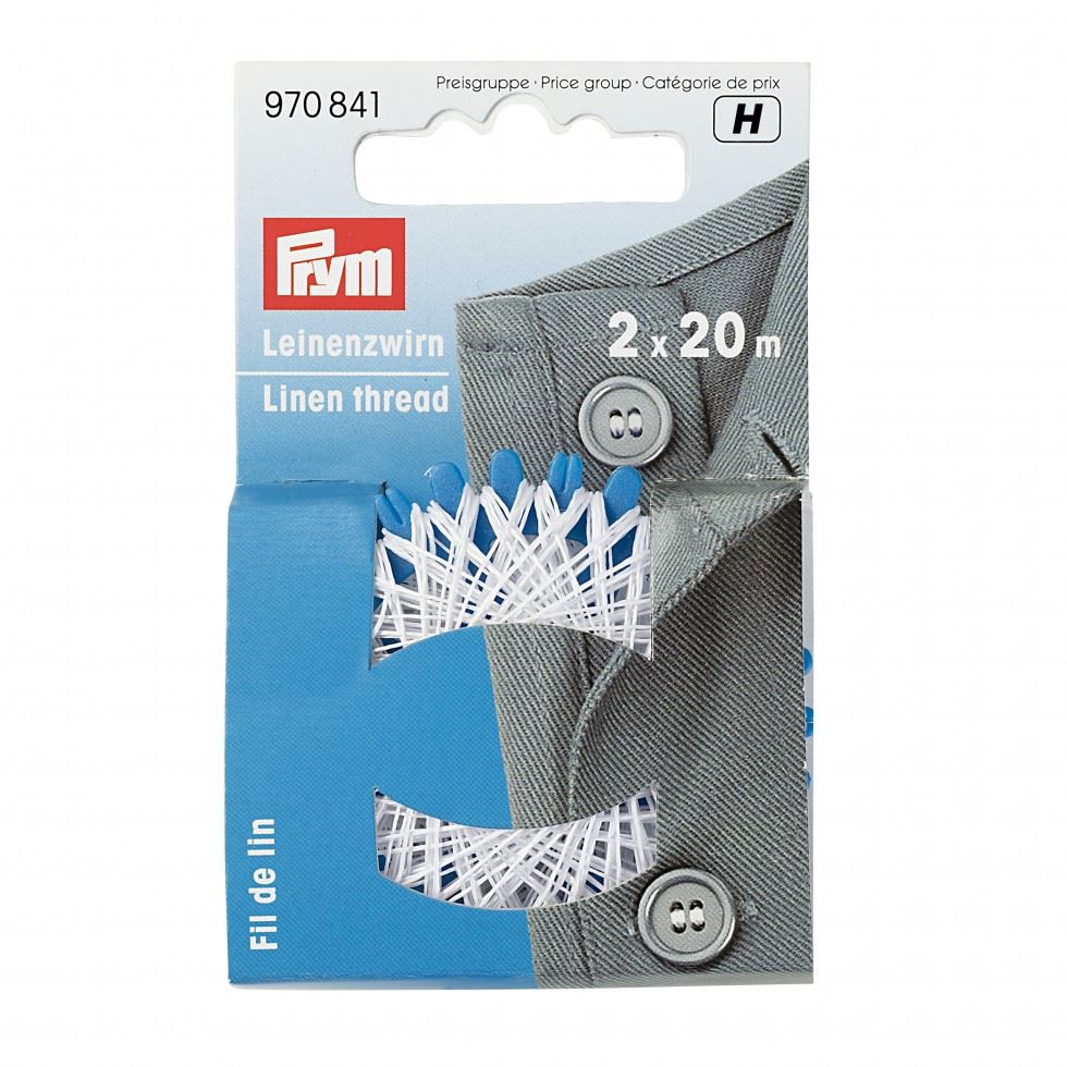 Prym Waxed Linen Thread White