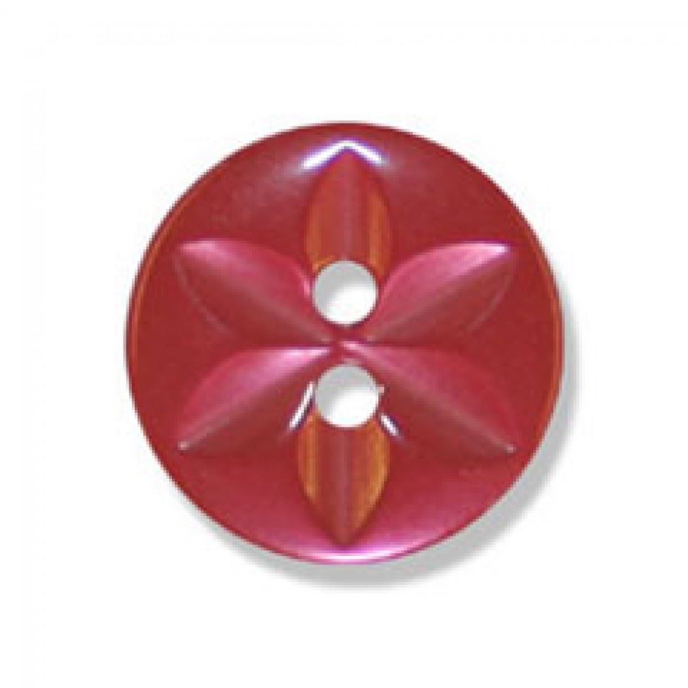 Trimits Red Polyester Star Buttons (Value Pack)