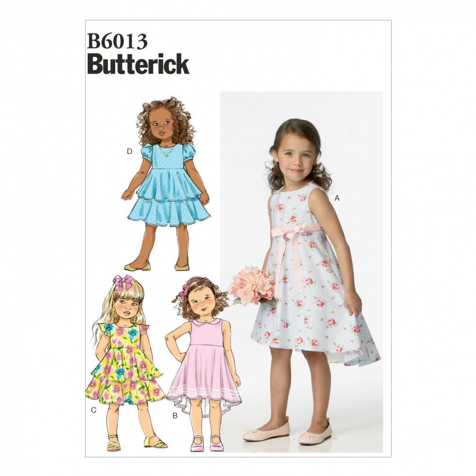 Butterick Paper Sewing Pattern 6013
 