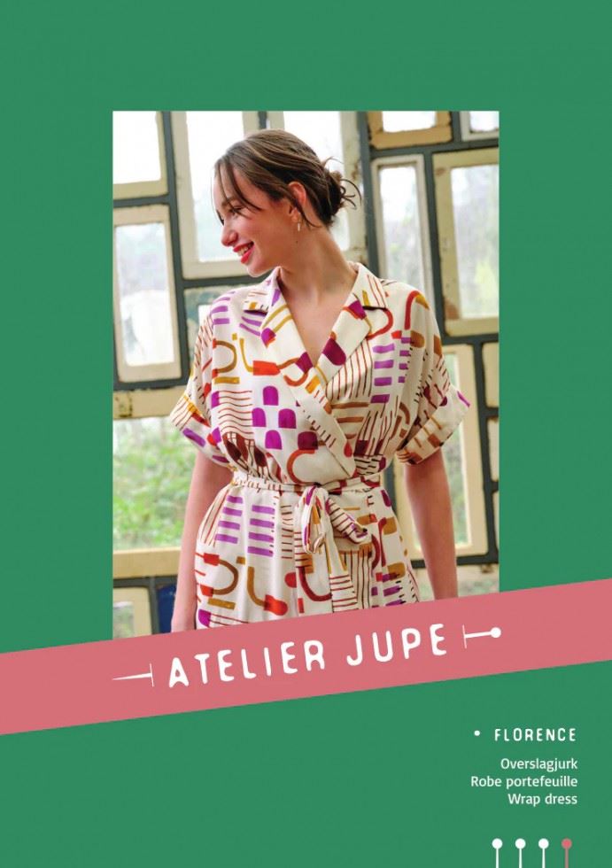 Atelier Jupe Paper Sewing Pattern Florence Wrap Dress