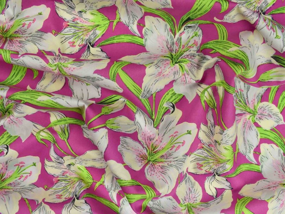 Storrs London Egyptian Cotton Lawn Fabric Pink