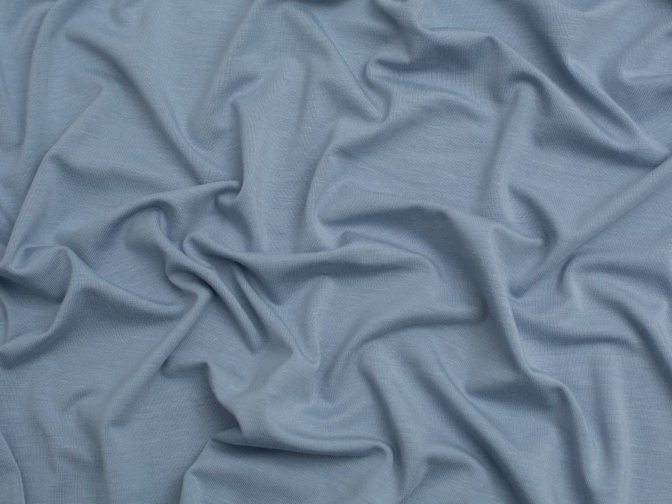 Minerva Core Range Bamboo Cotton Jersey Stretch Knit Fabric Aqua
 