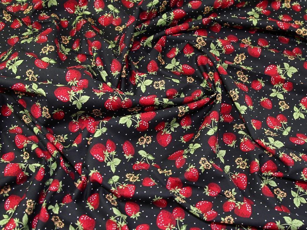 Deadstock 100% Cotton Poplin Fabric Black
 