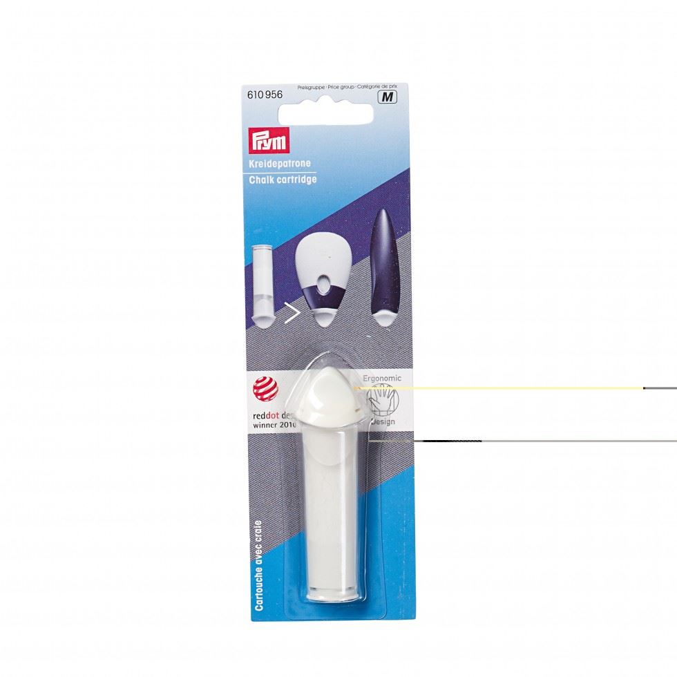 Prym Ergonomic Chalk Wheel Cartridge White
 