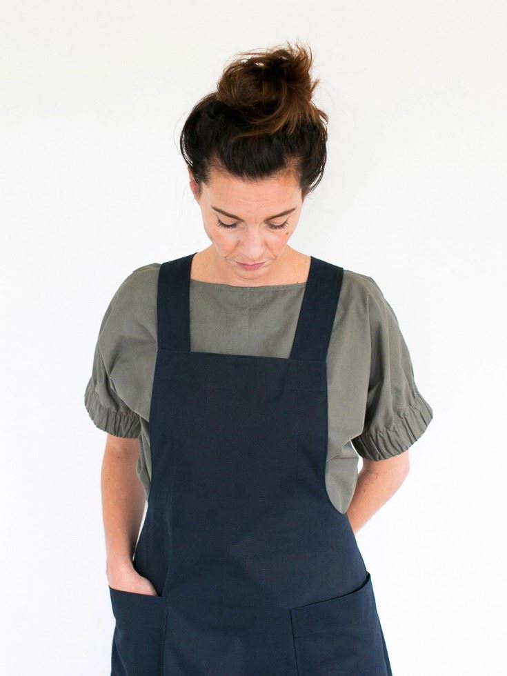 The Assembly Line Sewing Pattern Apron Dress