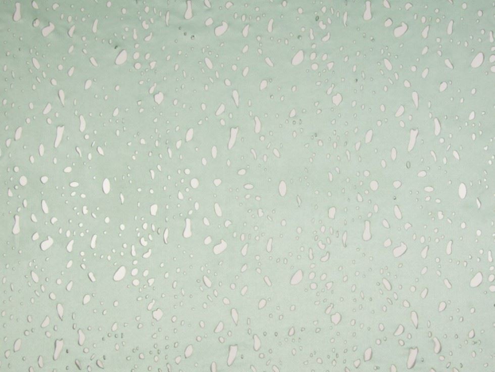 Deadstock Laser Cut Faux Suede Stretch Knit Fabric Mint Green
 