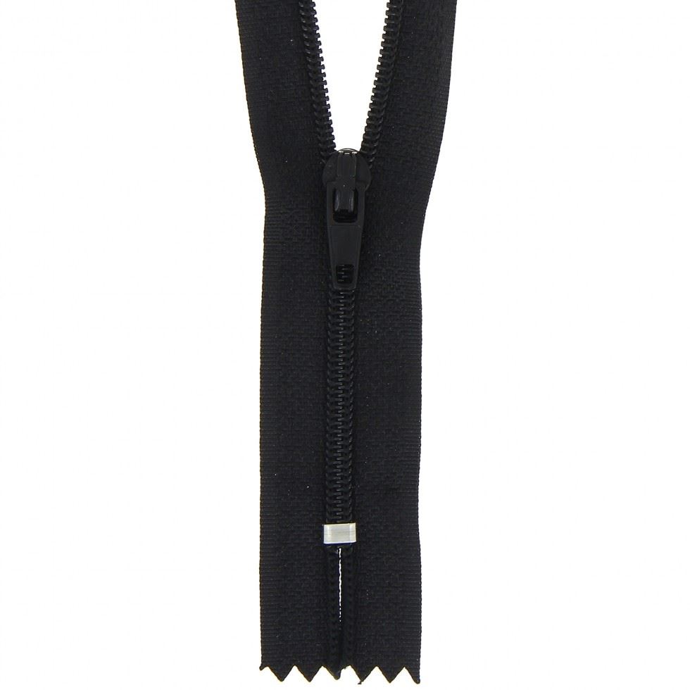 Milward Black Nylon Dress & Skirt Closed End Zips