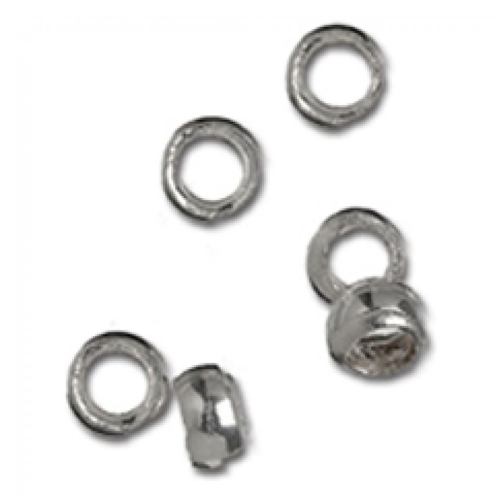 Trimits Silver Crimp Bead Findings (Value Pack Of 3)