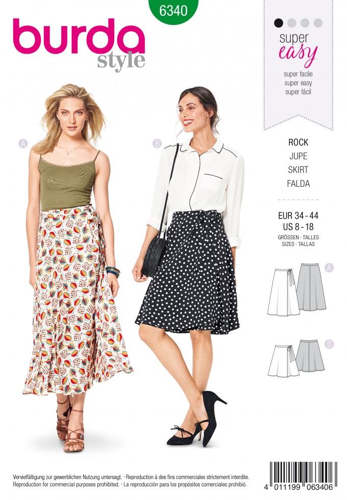 Burda Paper Sewing Pattern 6340
 