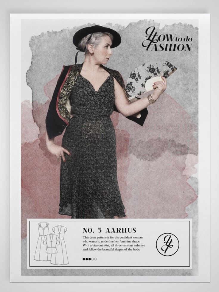 How To Do Fashion Sewing Pattern Aarhus Dress