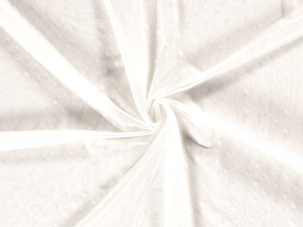 Delicate Lace Fabric Ivory
 