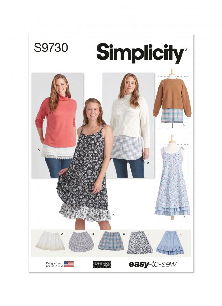 Simplicity Paper Sewing Pattern 9730
 