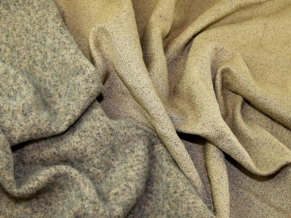 Lady Mcelroy Camel Wool Blend Coating Fabric