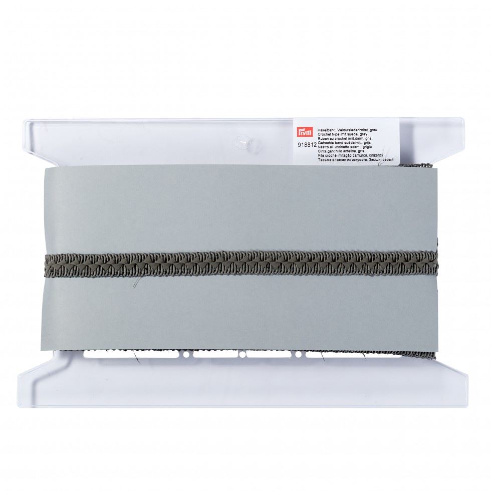 Prym Grey Velour Braid Trim