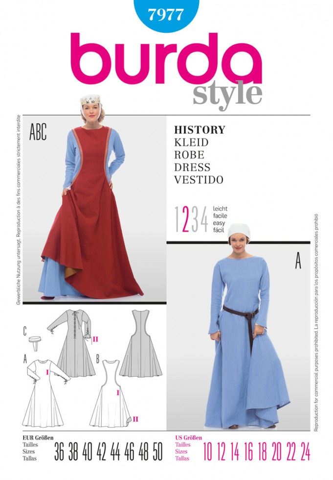 Minerva Sewing Pattern 7977 Burda Burda-7977