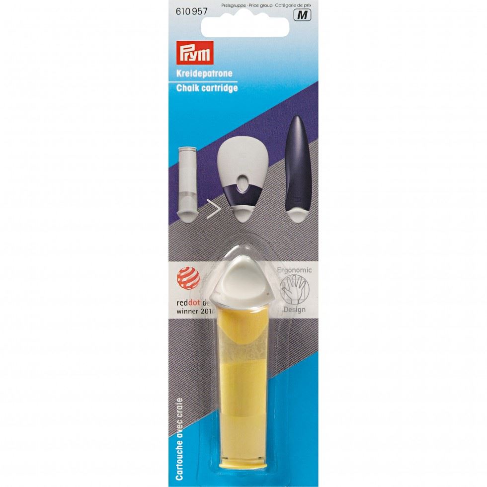 Prym Ergonomic Chalk Wheel Cartridge Yellow
 