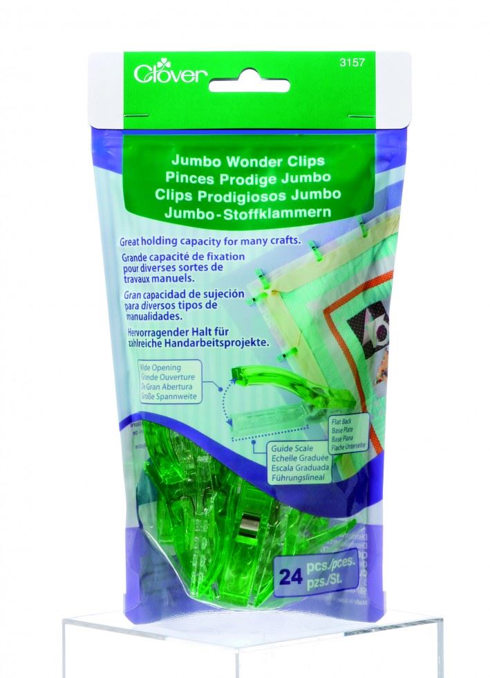 Image of Clover Wonder Clips Neon Green