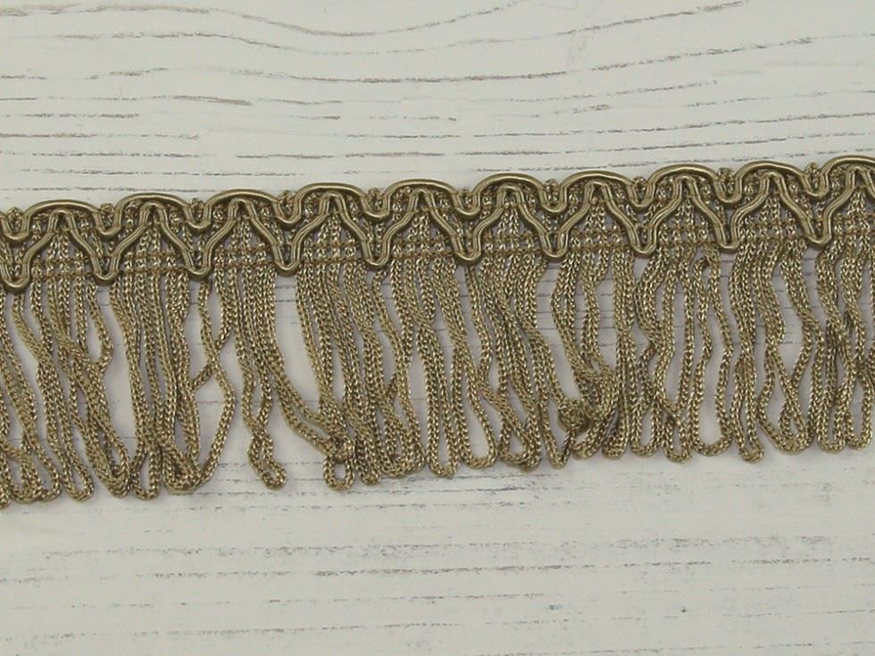 Beige Loop Fringe Trim