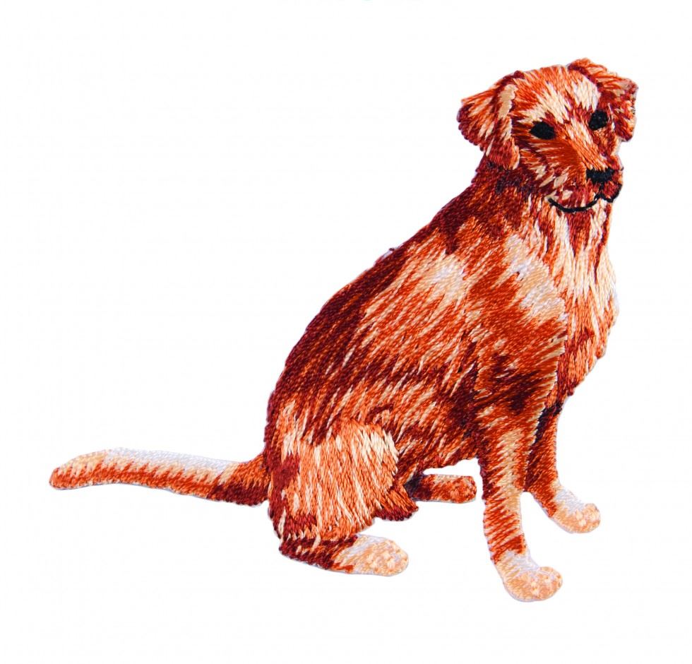 Craft Factory Golden Patch Motif Retriever