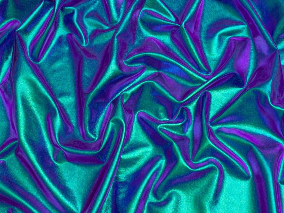 Mermaid Metallic Activewear Lycra Four Way Stretch Knit Fabric