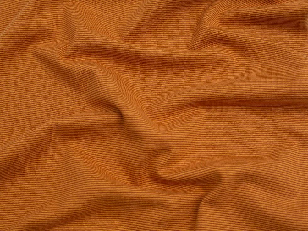 Minerva Core Range Rust Tubular Ribbing Stretch Knit Fabric
