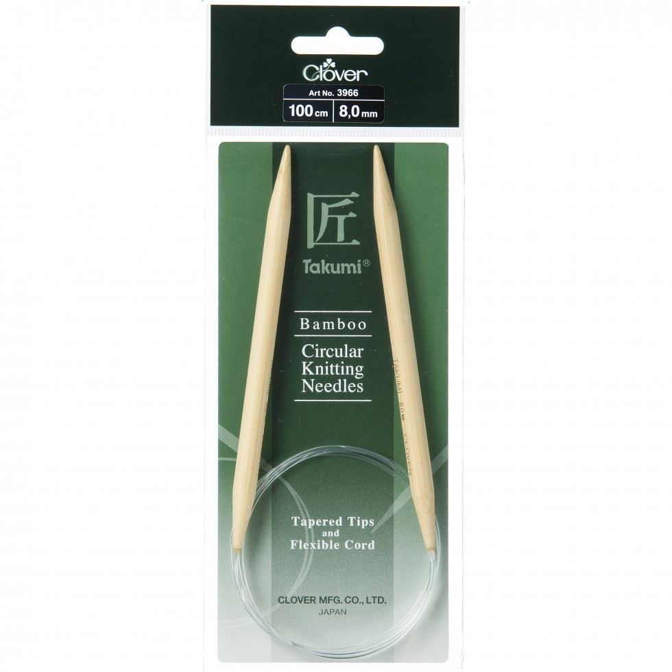 Clover Bamboo Circular Needles
