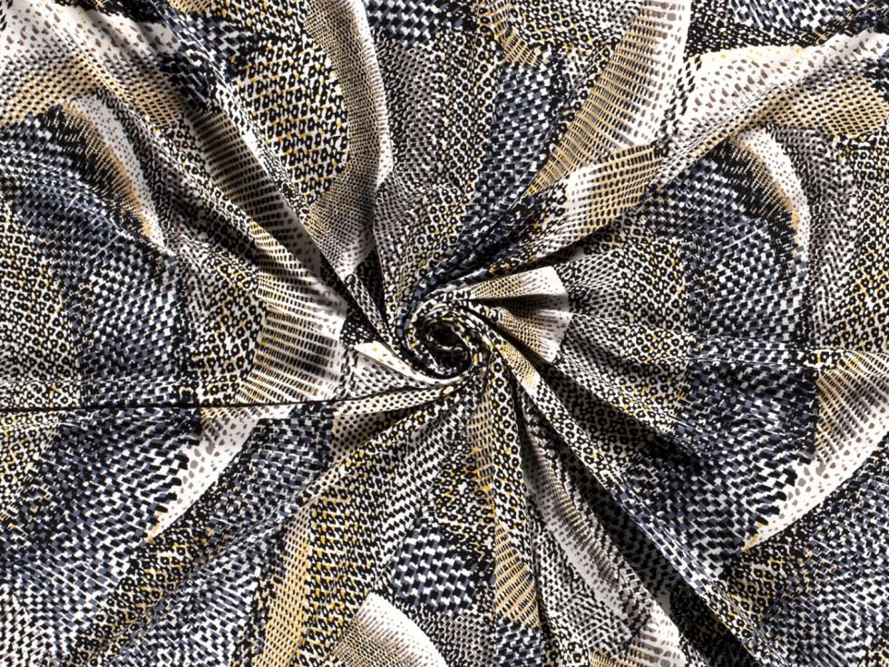 Viscose Jersey Stretch Knit Fabric Grey
 