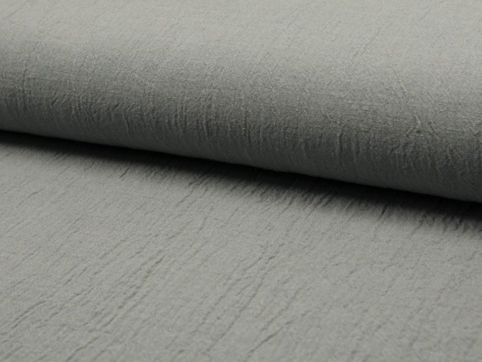 Silvery Grey Deadstock 100% Linen Fabric