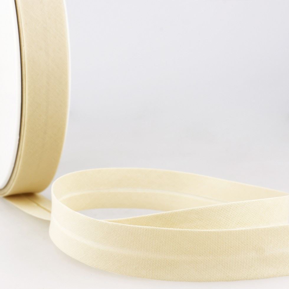 Stephanoise Polycotton Bias Binding Tape Warm Cream
 