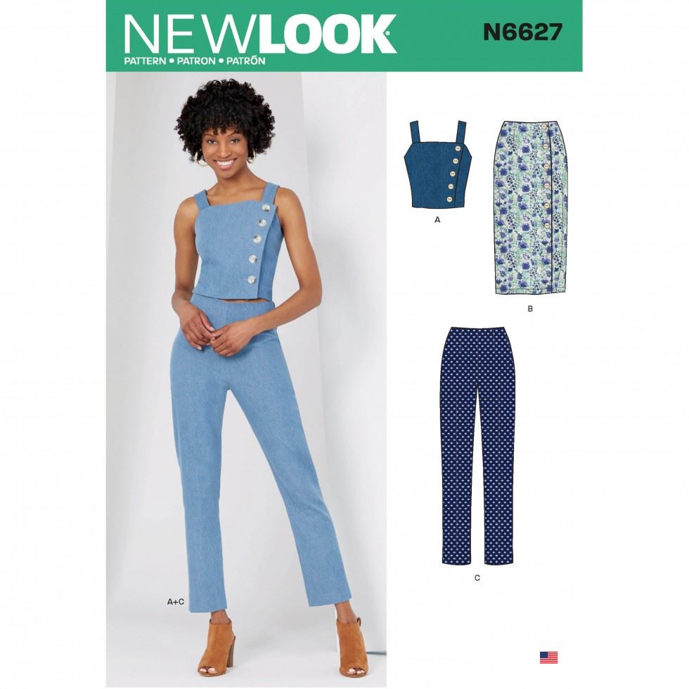 New Look Paper Sewing Pattern 6627
 