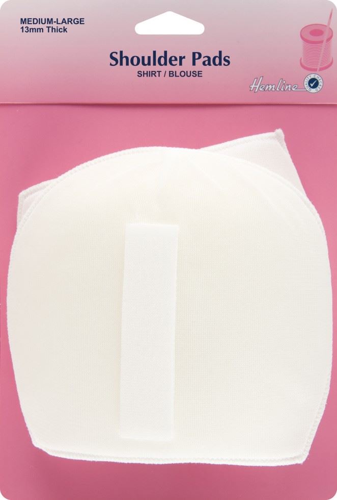 Hemline White Shirt & Blouse Shoulder Pads