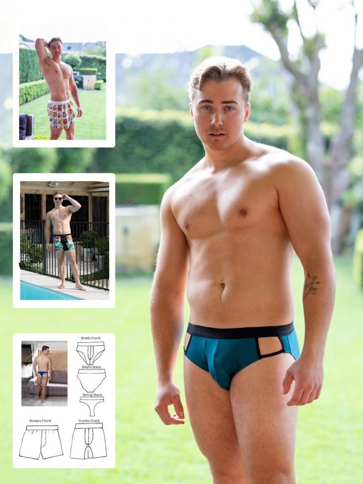 Booby Traps Paper Sewing Pattern 4 The Boys Briefs
 